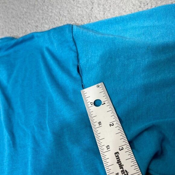 Vintage Oneita Shirt Mens Large Blue Dream Catcher Tribal Single Stitch USA Made - Picture 11 of 16